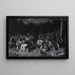 Indianersamling - Frederic Remington — indrammet kunstværk på væggen