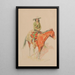 Vieux Ramon - Frederic Remington — indrammet kunstværk på væggen