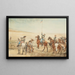 Signalant det primære kommando - Frederic Remington — indrammet kunstværk på væggen