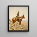 Le Belvédère - Frederic Remington — indrammet kunstværk på væggen