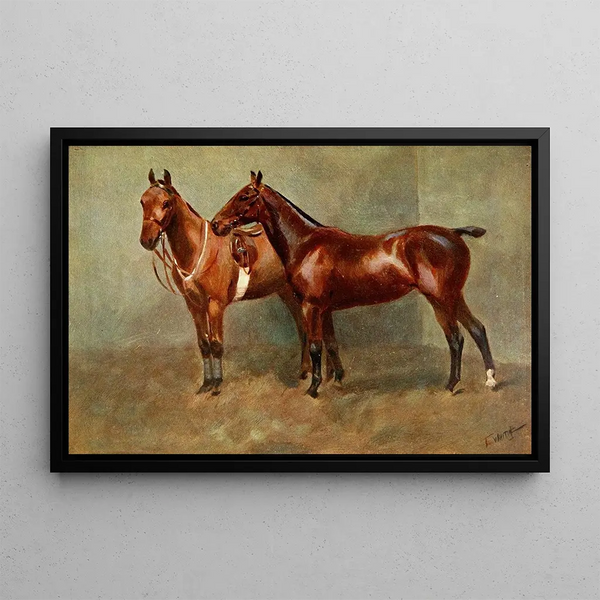 Frederic Whiting - Polo Ponies Romany And Tith Owned By Sir J Barker.webp