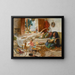 ternoon Rest in Algiers - Frederick Arthur Bridgman — indrammet kunstværk på væggen