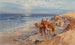 Tanger-kysten ved Atlanterhavet - Frederick Arthur Bridgman — visning af kunstværket