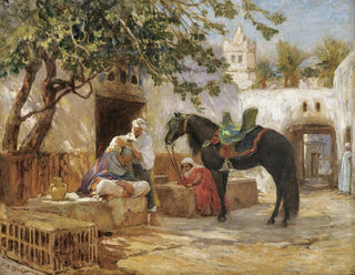 Le Barbier - Frederick Arthur Bridgman — visning af kunstværket