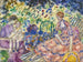 Lille morgenmad i haven - Frederick Carl Frieseke — visning af kunstværket