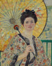 Parasol japonais - Frederick Carl Frieseke — visning af kunstværket