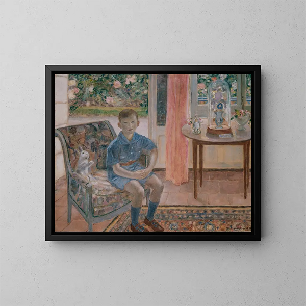 Ungdom - Frederick Carl Frieseke — indrammet kunstværk på væggen