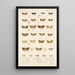 Insecta Lepidoptera Heterocera Pl 040 - Frederick DuCane Godman — indrammet kunstværk på væggen