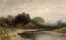 På floden Merced, Californien - Frederick Ferdinand Schafer — visning af kunstværket