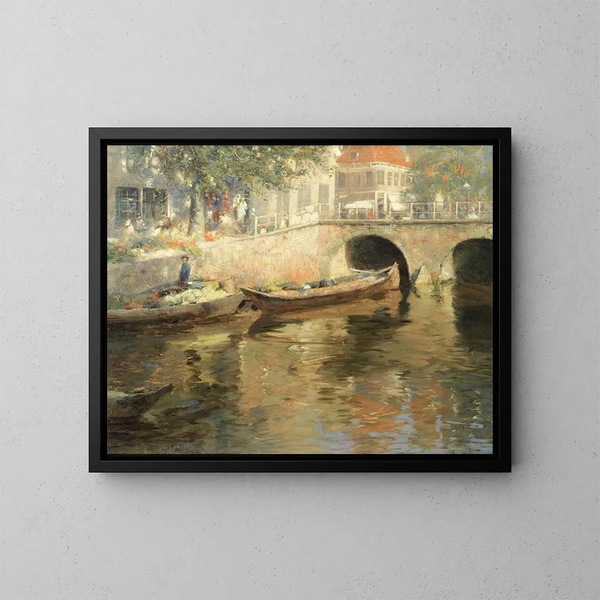 Pont à Alkmaar - Frederick Hall — indrammet kunstværk på væggen
