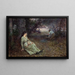 På sporet af wallabyen - Frederick McCubbin — indrammet kunstværk på væggen