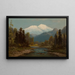 Mont Shasta, Californien - Frederick Schafer — indrammet kunstværk på væggen