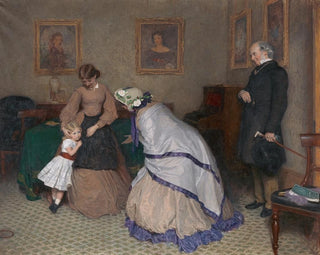 Visages étranges - Frederick Walker — visning af kunstværket