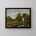 Le Moulin à eau - Frederick Waters Watts — indrammet kunstværk på væggen