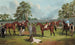 gruppe i indhegningen ved Dowling Forest Hippodrome Ballarat 1863 - Frederick Woodhouse — visning af kunstværket