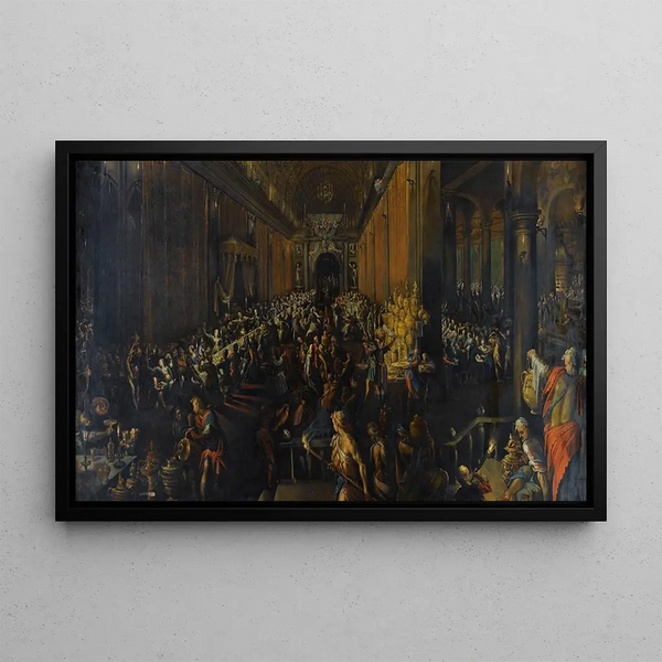 Frederik Van Valckenborch - Belshazzars Feast.webp