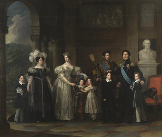 Familie Bernadotte-maleri - Fredric Westin — visning af kunstværket