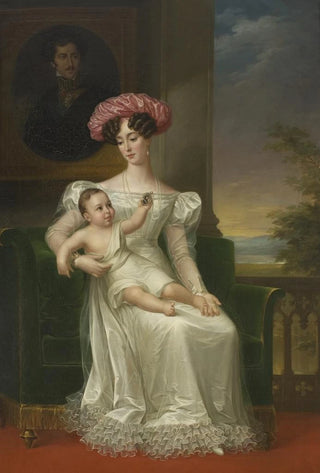 Fredric Westin - Josefina of Sweden and Norway with her eldest son.webp
