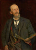 Portrait af maleren Amaldus Nielsen - Fredrik Kolstø — visning af kunstværket