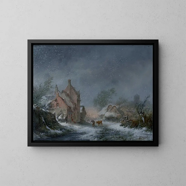 November - Fredrik Marinus Kruseman — indrammet kunstværk på væggen