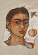 Selvportræt meget grimt - Frida Kahlo — visning af kunstværket
