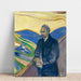 Reproduktion af maleriet Friedrich Nietzsche - Edvard Munch