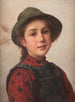 Unge pige - Friedrich Anton Preiss — visning af kunstværket