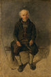 Landmand, der ryger pibe - Friedrich August Matthias Gauermann — visning af kunstværket