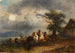 Abreuvoir pour chevaux - Friedrich August Matthias Gauermann — visning af kunstværket