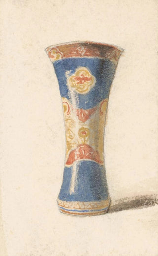 Friedrich Carl von Scheidlin - Painted Vase with Blue Base.webp