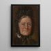 Marie Deutsch moren til kunstneren - Friedrich Deutsch — indrammet kunstværk på væggen
