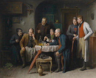 La demande en mariage - Friedrich Friedländer — visning af kunstværket