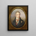 Prince Klemens Wenzel Lothar von Metternich 1773-1859 - Friedrich Johann Gottlieb Lieder — indrammet kunstværk på væggen