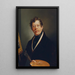 Selvportræt på værkstedet - Friedrich Johann Gottlieb Lieder — visning af kunstværket