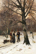 Vinterskov - Friedrich Kallmorgen — visning af kunstværket