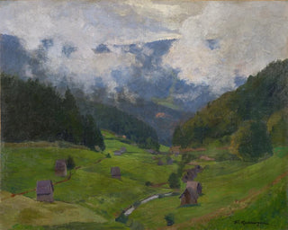 La vallée de Raumnzach - Friedrich Kallmorgen — visning af kunstværket
