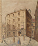 "Le chemin vers Fischerstiege ou Salzgries-Kaserne à Vienne" af Friedrich Leibold — visning af kunstværket