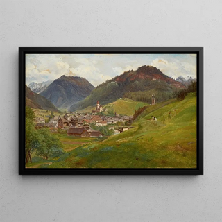 Friedrich Loos - Blick auf Eisenerz.webp