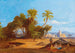 Bois de palmiers près du Caire - Friedrich Perlberg — visning af kunstværket
