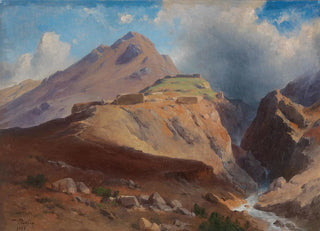 Friedrich Preller The Younger - Felsenlandschaft Mykene.webp