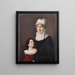 Lucretia Elizabeth Hanneby Morgan og Judith Livingston - Friedrich Till — indrammet kunstværk på væggen