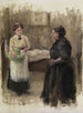 Le personnel de service - Friedrich Wahle — visning af kunstværket