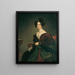 Amalie Klein - Friedrich von Amerling — indrammet kunstværk på væggen