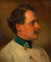 Andreas Amerling-maleri i rollen som kaptajn for infanteriregiment nr. 3, bror til kunstneren - Friedrich von Amerling — visning af kunstværket