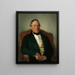 L'industriel Johann Nepomuk Reithoffer - Friedrich von Amerling — indrammet kunstværk på væggen