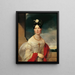 Marie Freiin Vesque de Puettlingen - Friedrich von Amerling — indrammet kunstværk på væggen