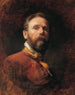 Selvportræt (konflikt af sager) - Friedrich von Amerling — visning af kunstværket