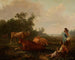 Landskabsscene - Friedrich von Nerly — visning af kunstværket