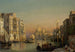 Le Grand Canal à Venise med udsigt over Santa Maria della Salute - Friedrich von Nerly — visning af kunstværket