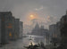 Venedig, udsigt over den Store Kanal med Palazzo Cavalli-Franchetti og Santa Maria della Salute - Friedrich von Nerly — visning af kunstværket